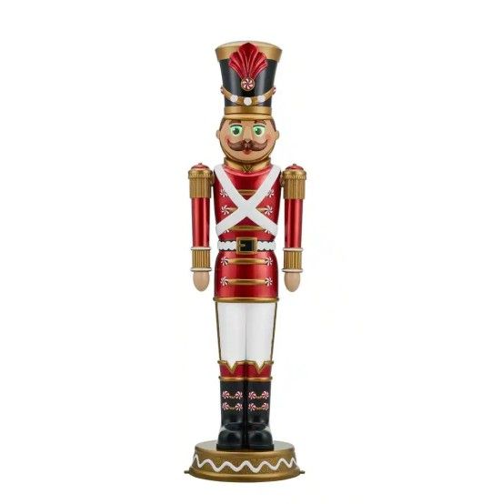 Nutcracker 6ft New In BOX Light And Sound