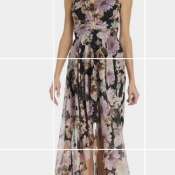 Dress - RM Collection High-Low Black Rose gold Dress (Size 12)