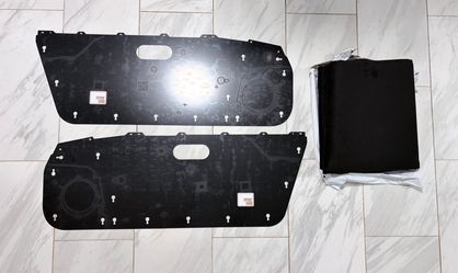 NA Miata Plastic ABS Doorcards and Black Suede