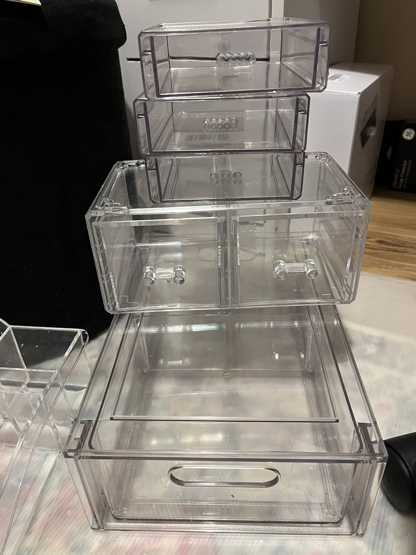 Makeup Or nail Supply Store Containers 
