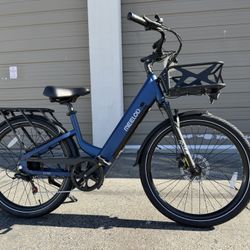 MEELOD CT100 City Cruiser 900 Watt Peak Electric Bike 60 Miles Range 