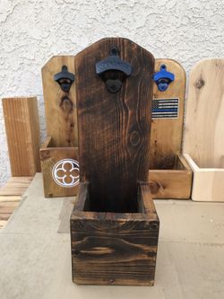 Bottle opener & holder