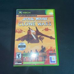 Microsoft Xbox Stare Wars The Clone Wars & Tetris Worlds CIB