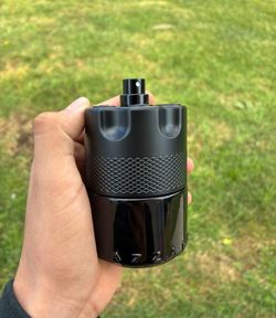 Black Cologne Fragrance Bottle