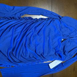Blue Halter Top Dress