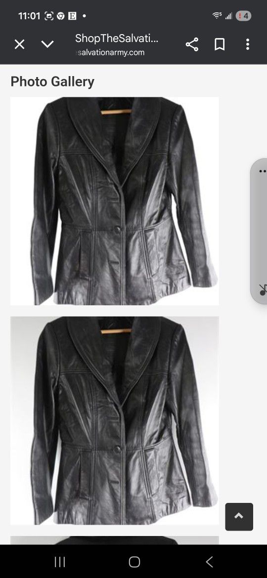 Leather Coat For XSMALL WOMAN