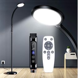 Happy Light Therapy lamp 11000 Lux, LED UV-Free Sunlight lamp,Full Spectrum Happy Therapy lamp with 10 Adjustable Brightness Levels, 2 in 1 Retractabl