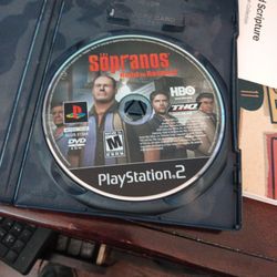 Ps2 Sopranos- Loose - Printed Insert