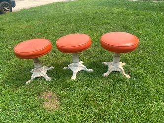 3 stools H19” x W16”