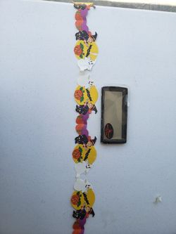 Halloween garland. 55 inches