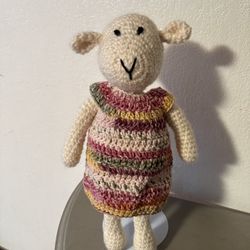 Handmade Amigurumi Woolly Lamb 