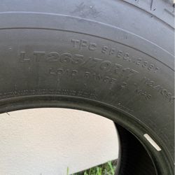 LT 265/70R17 Bridgestone Tires 