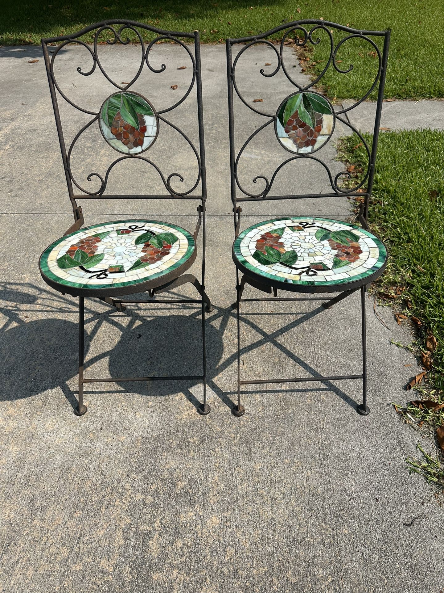Beautiful set of iron Chairs