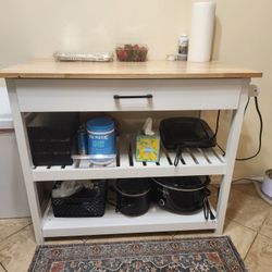 Kitchen Bar Table With Drawer
