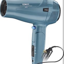 Conair Hair Dryer with Folding Handle and Retractable Cord, 1875W Travel Hair Dryer, Conair Blow Dryer