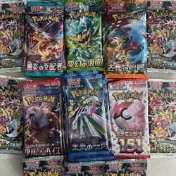 japanese pokemon booster packs( custom orders 