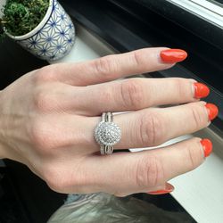 Diamond wedding Ring Set