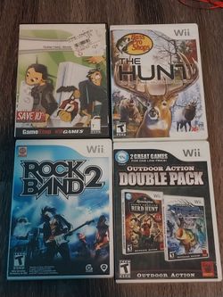 4 Nintendo Wii games $20 each