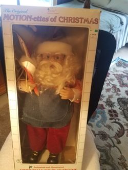 Plug In Annimated and Iluminated Santa