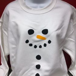 Snowman Crew Sweatshirt and Long Sleeve T-Shirt
