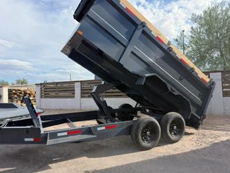 2027 dump trailer 7’x14’