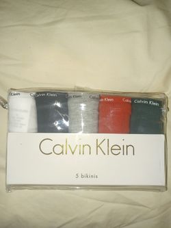 CK 5 Pack Bikinis Size M