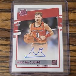 Mac McClung Autographed Rated Rookie