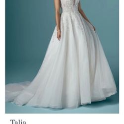 Maggie Sottero Talia Wedding Dress Size 10 
