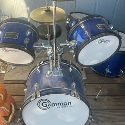 Children’s gammon Percussion Drum Set. Real Drum Set