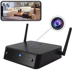 Spy Camera Wireless Hidden 365 Days Standby True 1080p WiFi Smart Cam Indoor Nanny Camera with PIR Motion Detection Night Vision Battery Powered