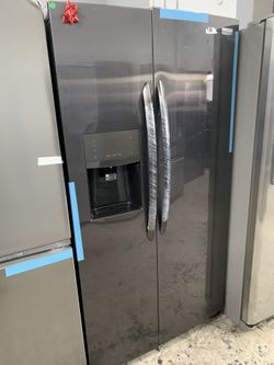 Frigidaire gallery side by side in dark stainless new 2019