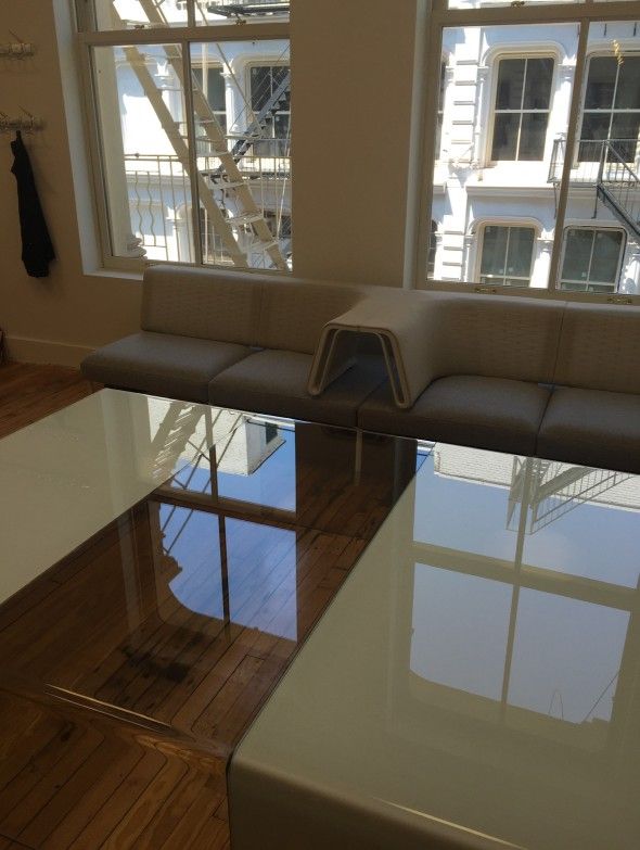 Minotti Casa Italia Designer Glass Coffee Table