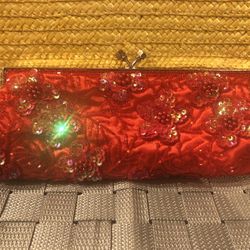Red Jeweled Purse
