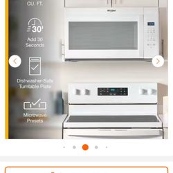 Above Countertop Microwave 