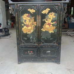 Black Chinese Cabinet 