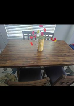 Counter height 5 piece dining set