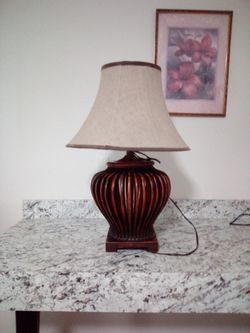 Wooden Table Lamp 