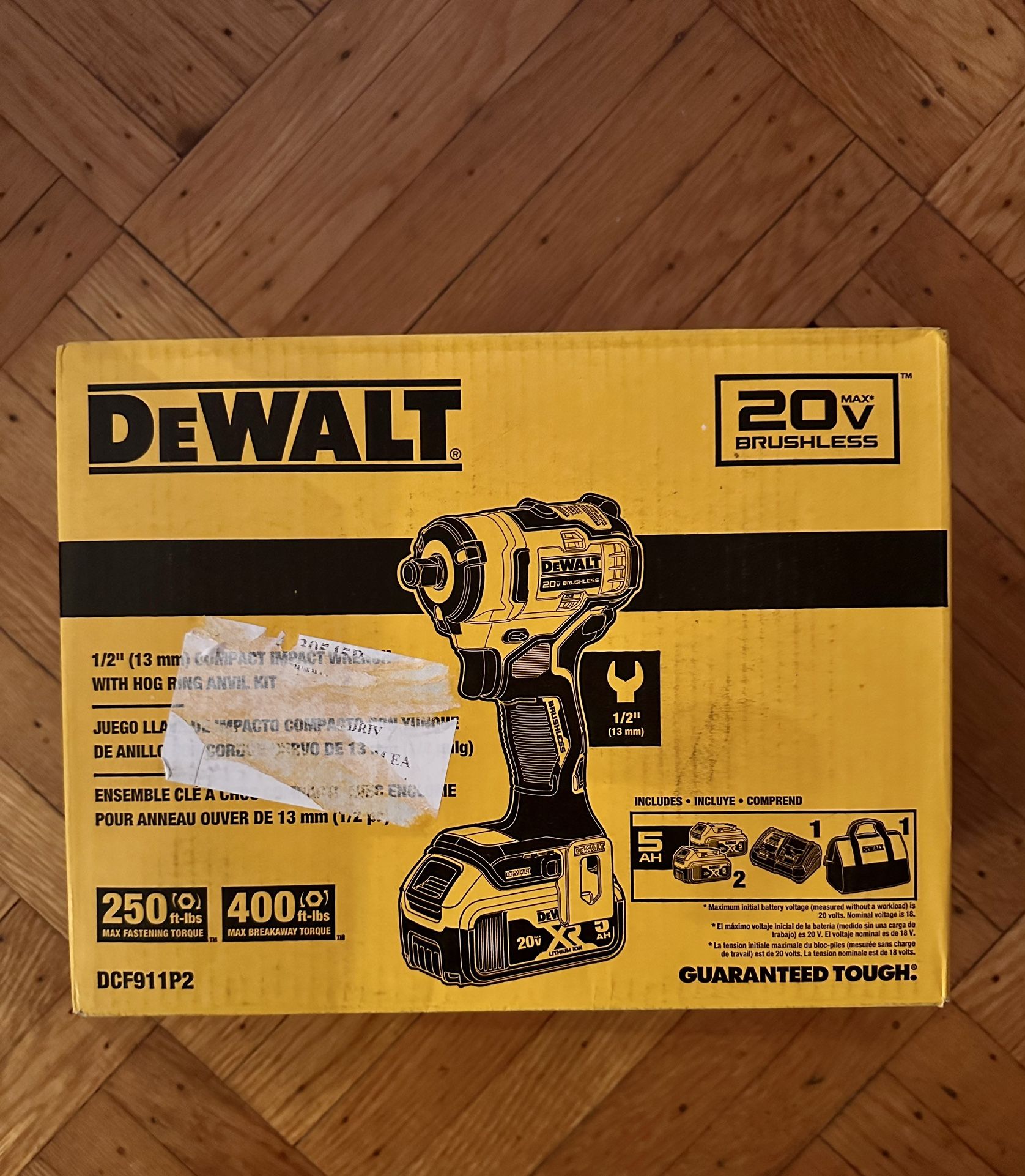 DeWalt 20v Impact Gun DCF911P2