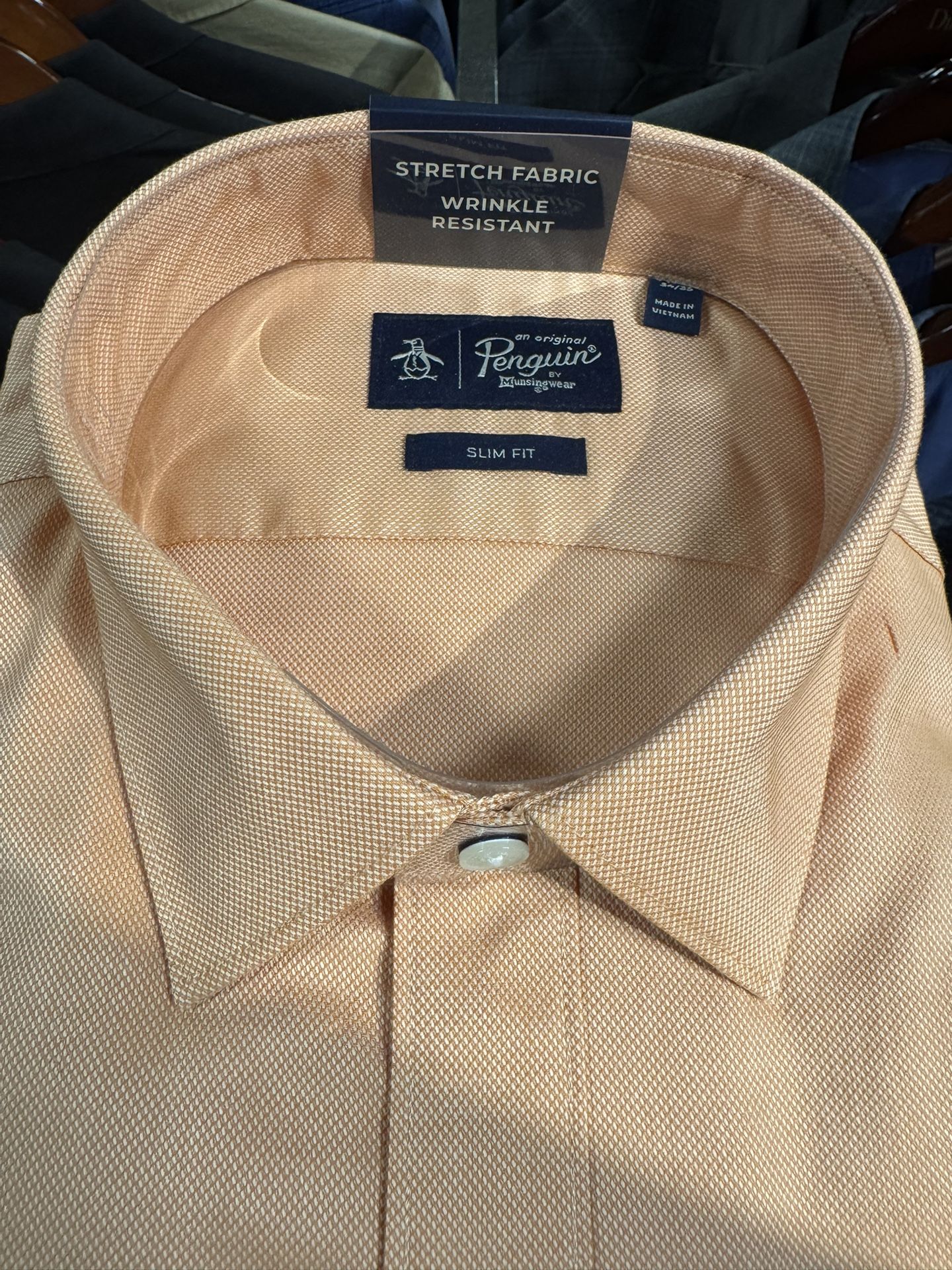 Penguin Non Iron Slim Fit Dress Shirt