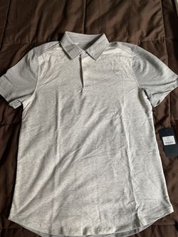Five Four Menlo Club Damen Heather Gray Polo Shirt Mens Sz Medium New With Tags