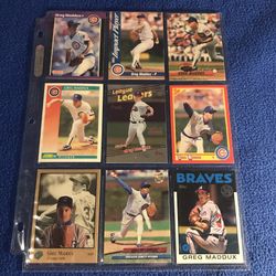 Greg Maddux Braves Cubs Baseball Cards Sports Cards 