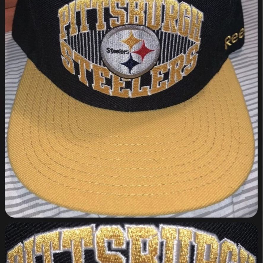 NFL Football Reebok Pittsburgh Steelers Snapback Hat One Size Used