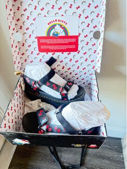 Dr. Martens x Hello Kitty & Friends Vegan Quad Platform Strap Sandals (60th Anniversary Edition)