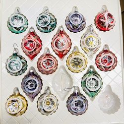 Vintage Christmas Hand Blown Glass Christmas Ornaments