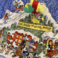 Christmas The Disney Store Mickey Mouse Blanket