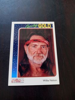 1992 Sterling cards Country Gold Willie Nelson number 34 card and mint condition