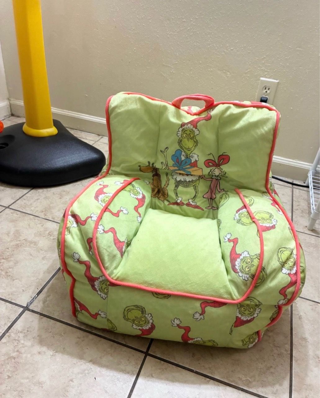 Grinch kids bean bag chair for Sale in San Antonio, TX - OfferUp