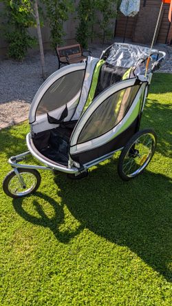 Bike and jogging trailer