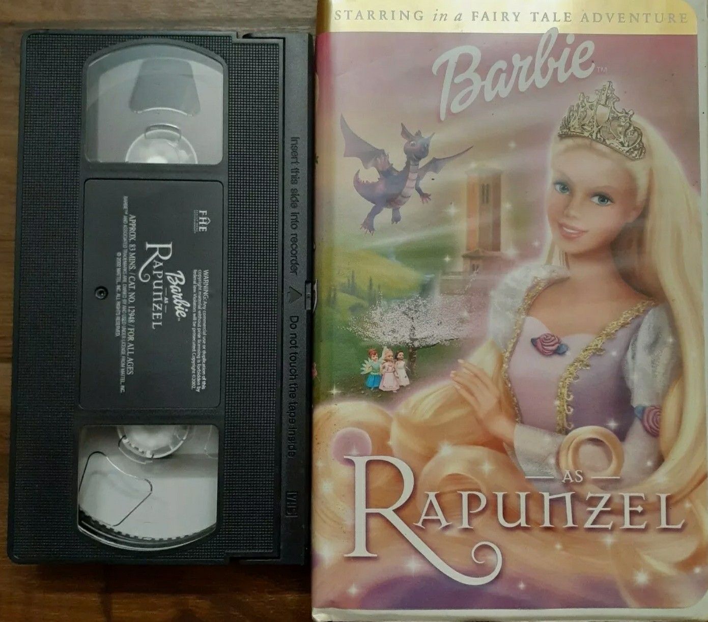 Barbie as Rapunzel (VHS, 2002)