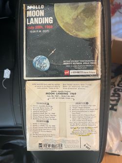 New 1969 View Master, NASA's Apollo Moon Landing, GAF, 3 Reel Set, SEALED B663